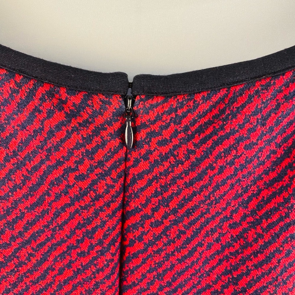 Talbots Red and Blue Striped Short Sleeved Sheath Dress Knee-Length Size 16 - Picture 7 of 10